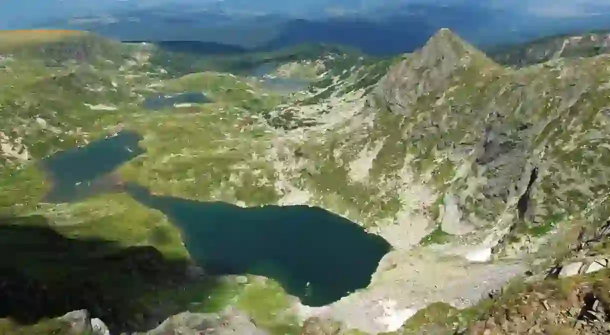 A view of the Seven Rila Lakes