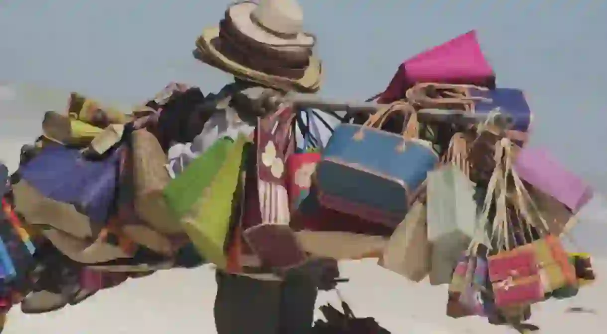 Beach hawker