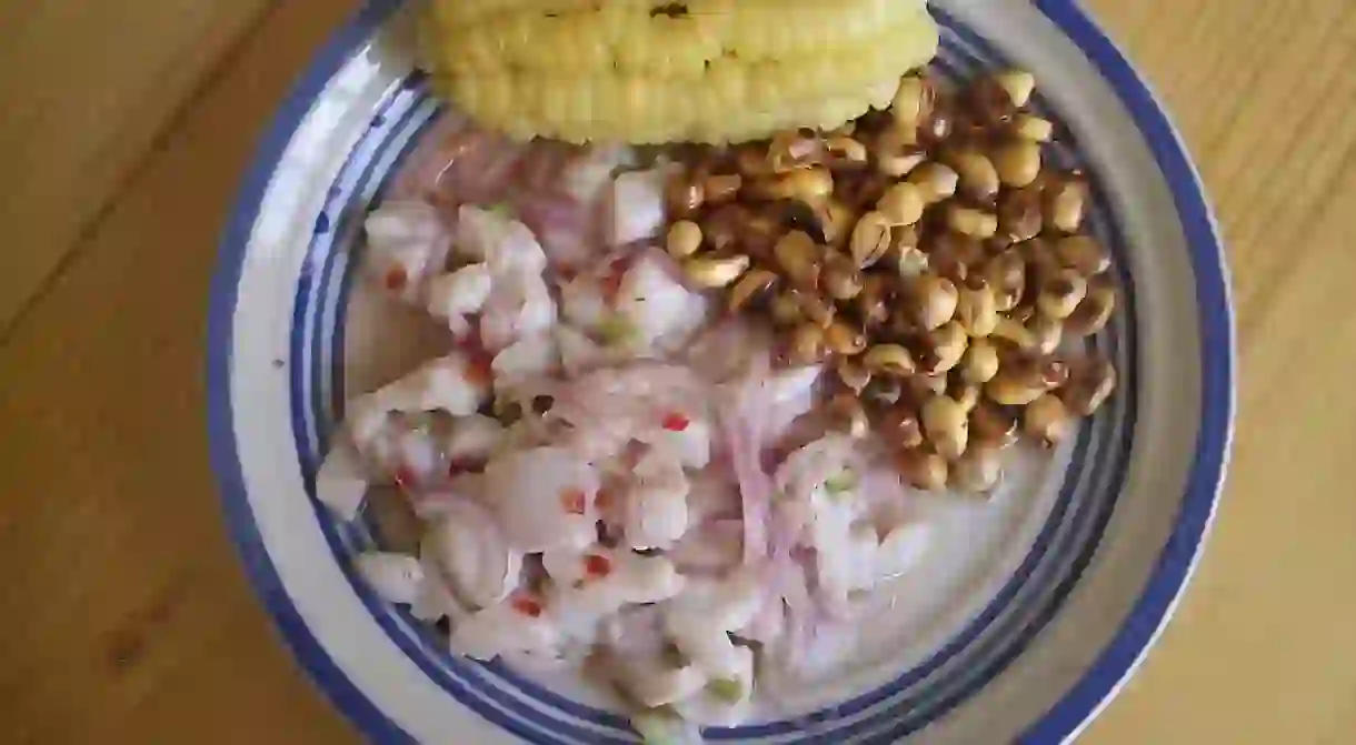 Traditional ceviche