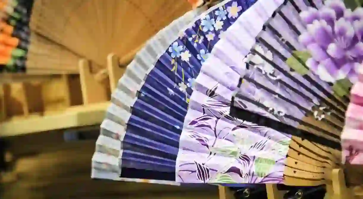 Japanese folding fan