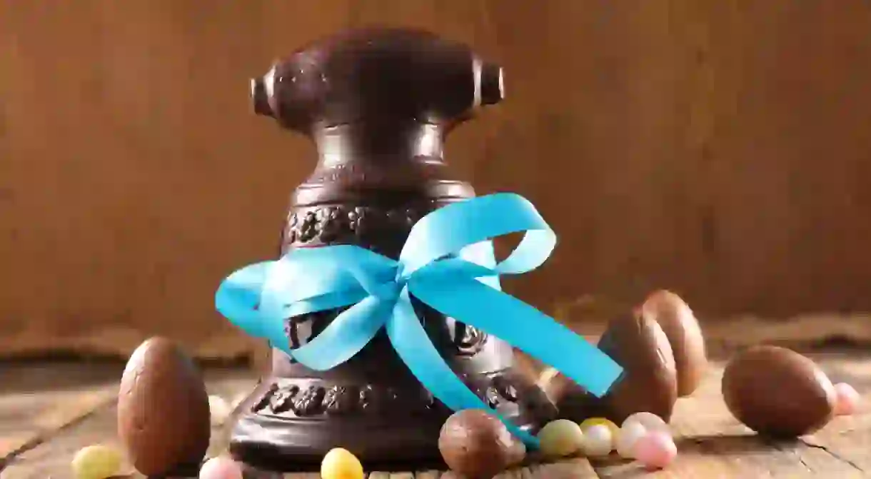 The tradition of Easter chocolate bells is huge in France