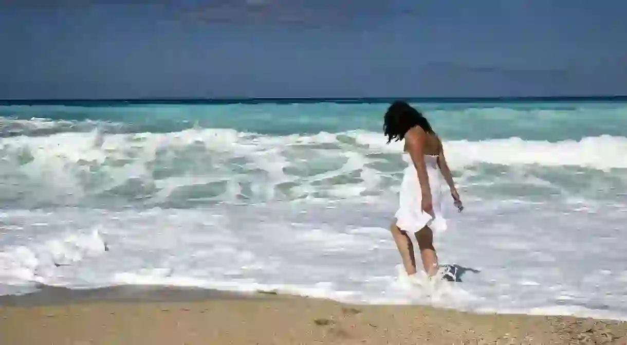 Girl on beach