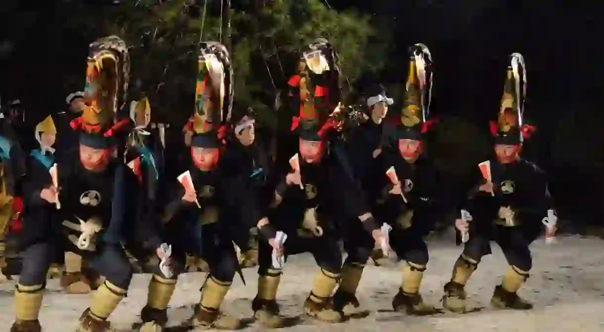 Hachinohe Enburi Festival in Aomori Prefecture