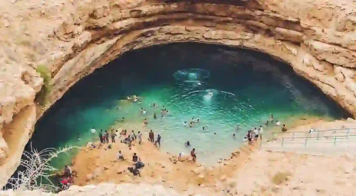 Bimmah Sinkhole in Oman