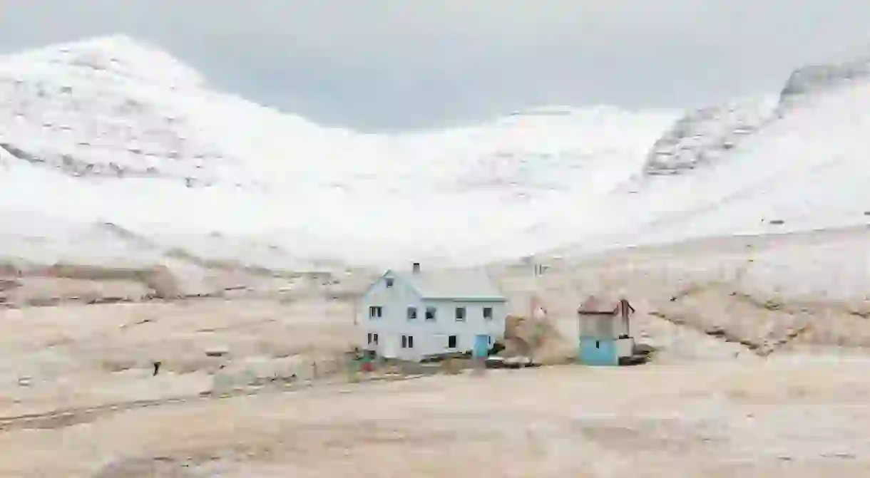 Kevin Faingnaert, House in the village of Gásadalur. Population: 16, 2017