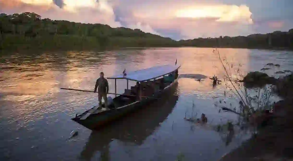 Sunset at the Manu National Park