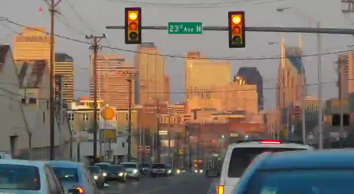 Downtown Nashville traffic