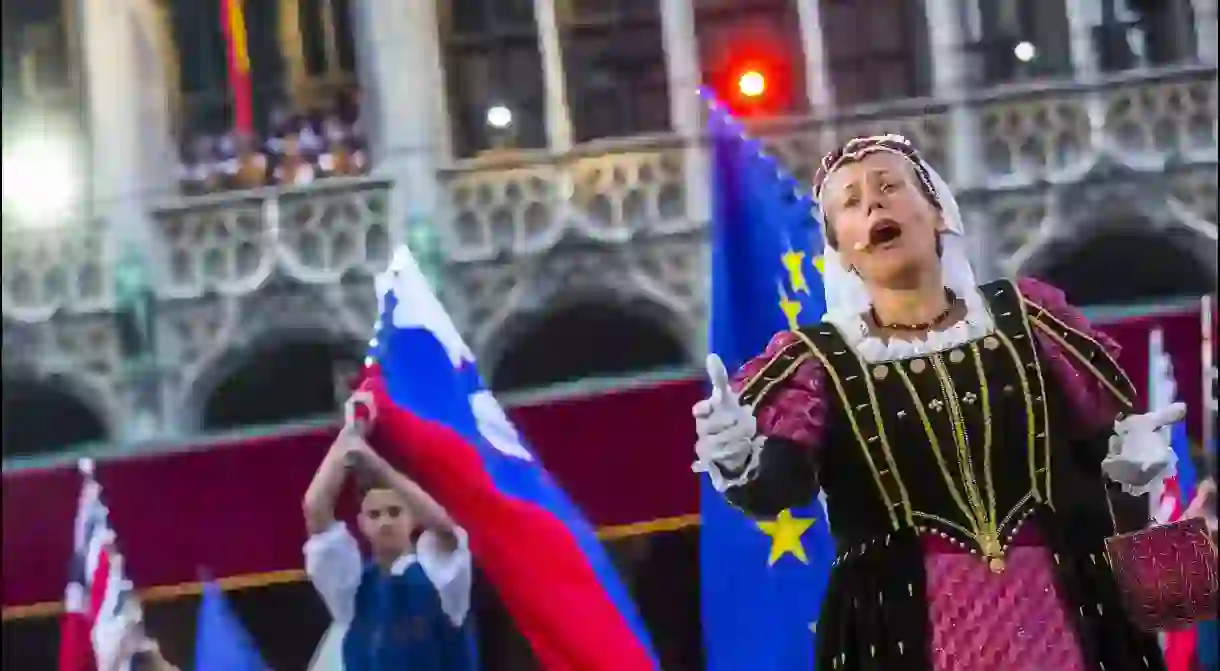 The Ommegang parade, Brusselss annual medieval feast