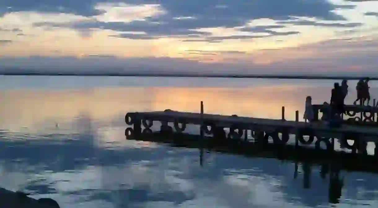 Sunset over La Albufera. Photo courtesy of Valencia Tourism