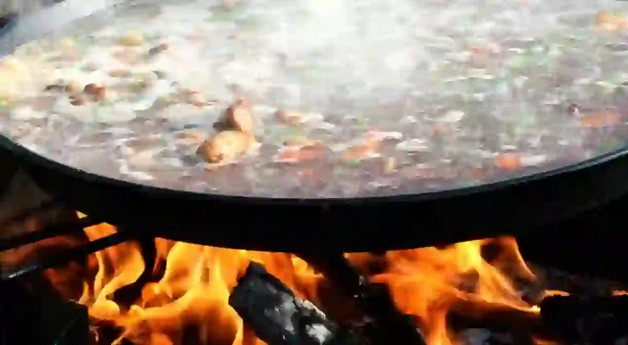 Valencian paella