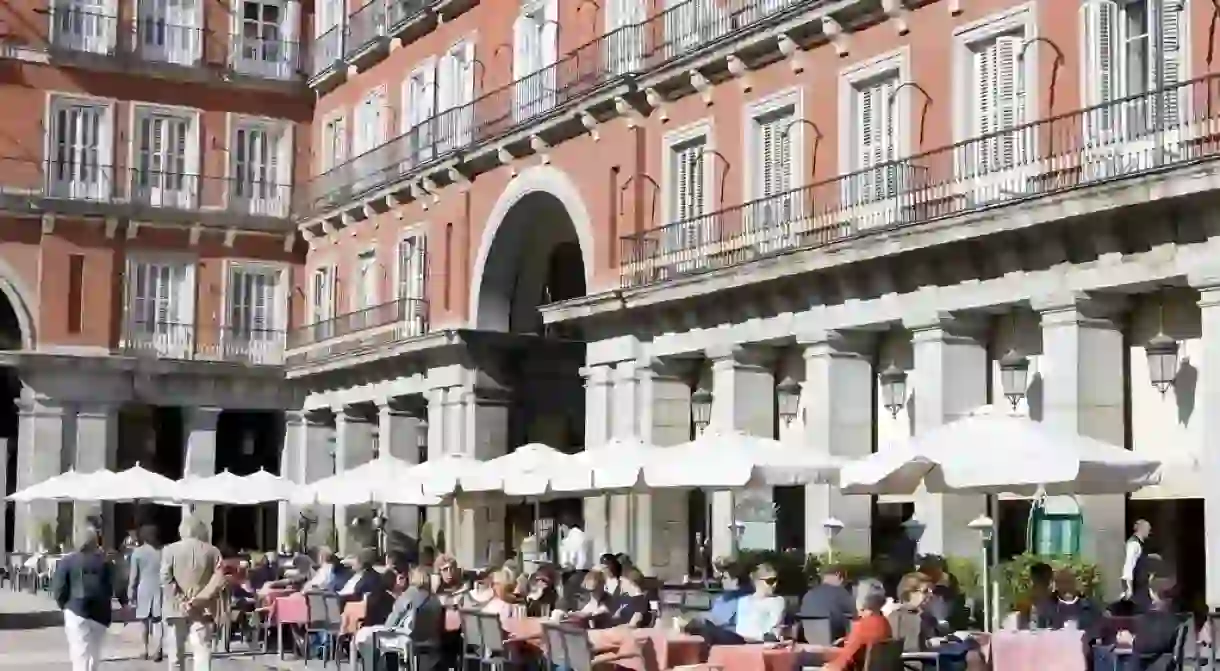 The Plaza Mayor in Madrid