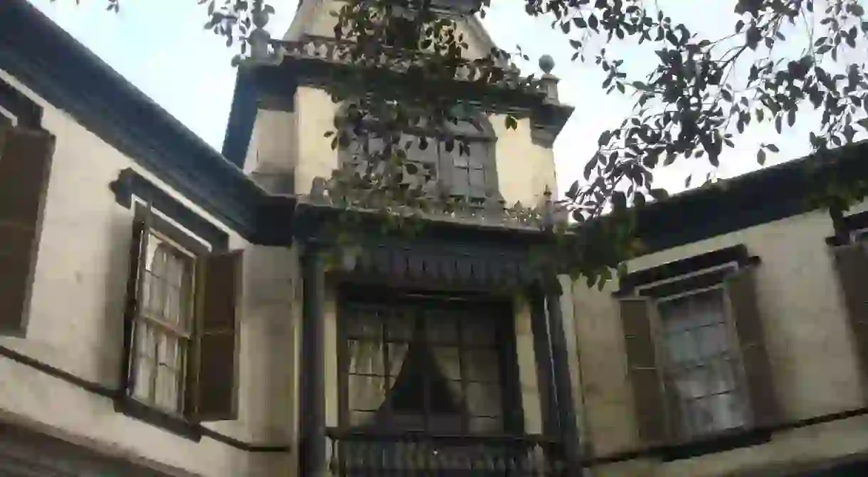 One of the main mansions where the Belgium embassy was located.