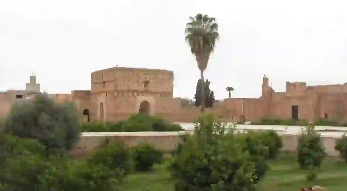 The magnificent ruins of El Badi Palace in Marrakesh