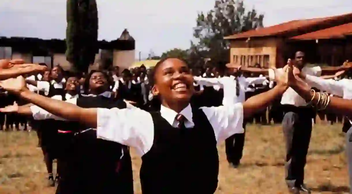 Leleti Khumalo in Sarafina!