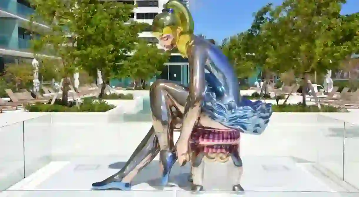 “Seated Ballerina” by Jeff Koons; Photo Credit