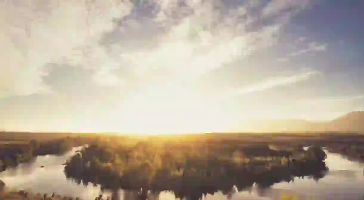 The Breede River outside Swellendam