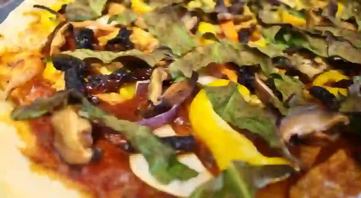 Vegan pizza