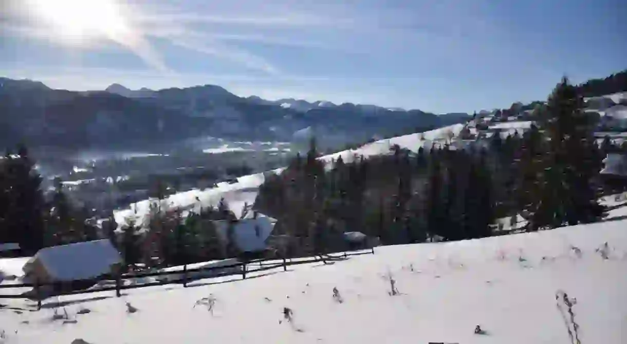 View across the Zakopane Valley