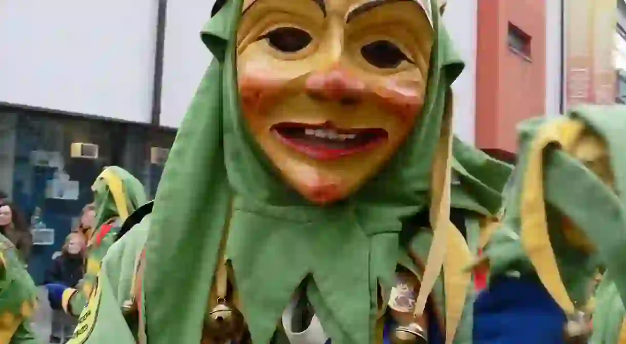 Carnival costume during Fasching