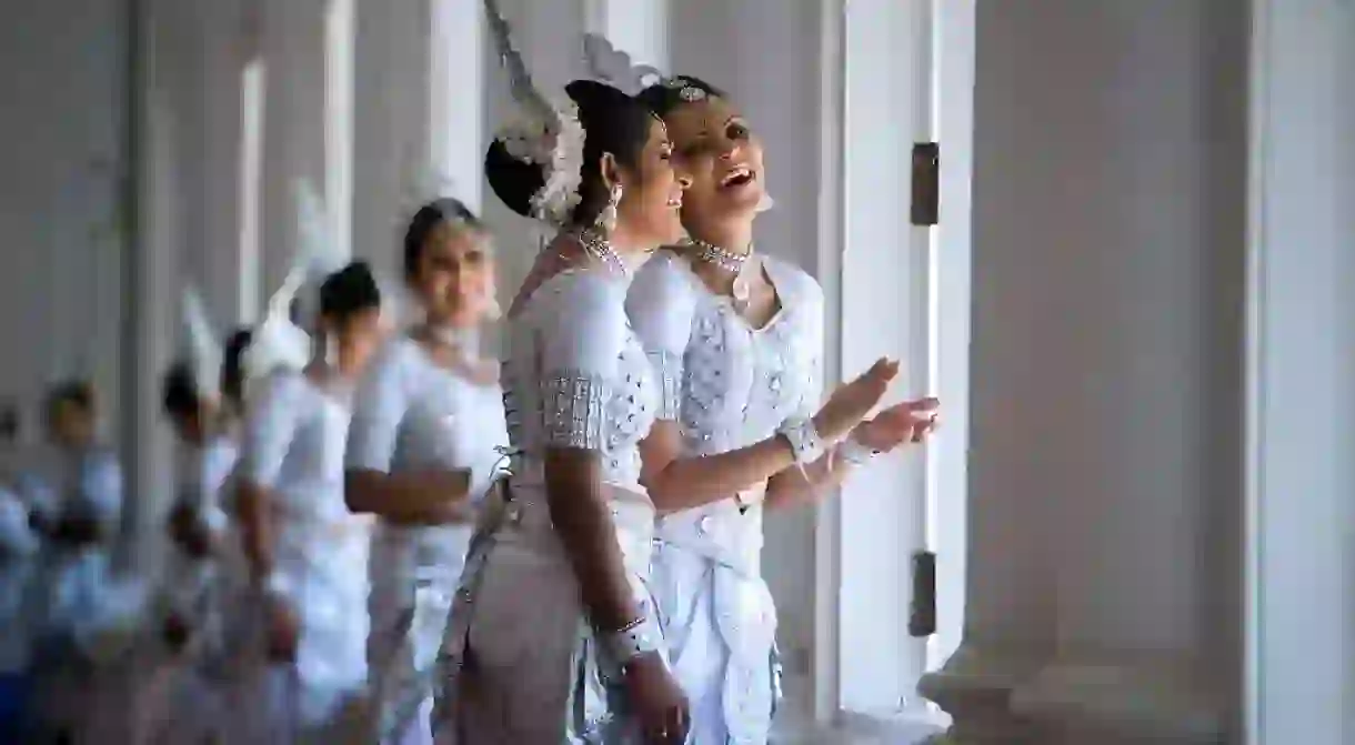 Traditional Sri Lankan dancers