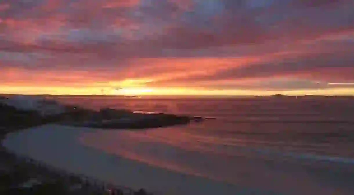 Sunset at Paradise Beach, Langebaan