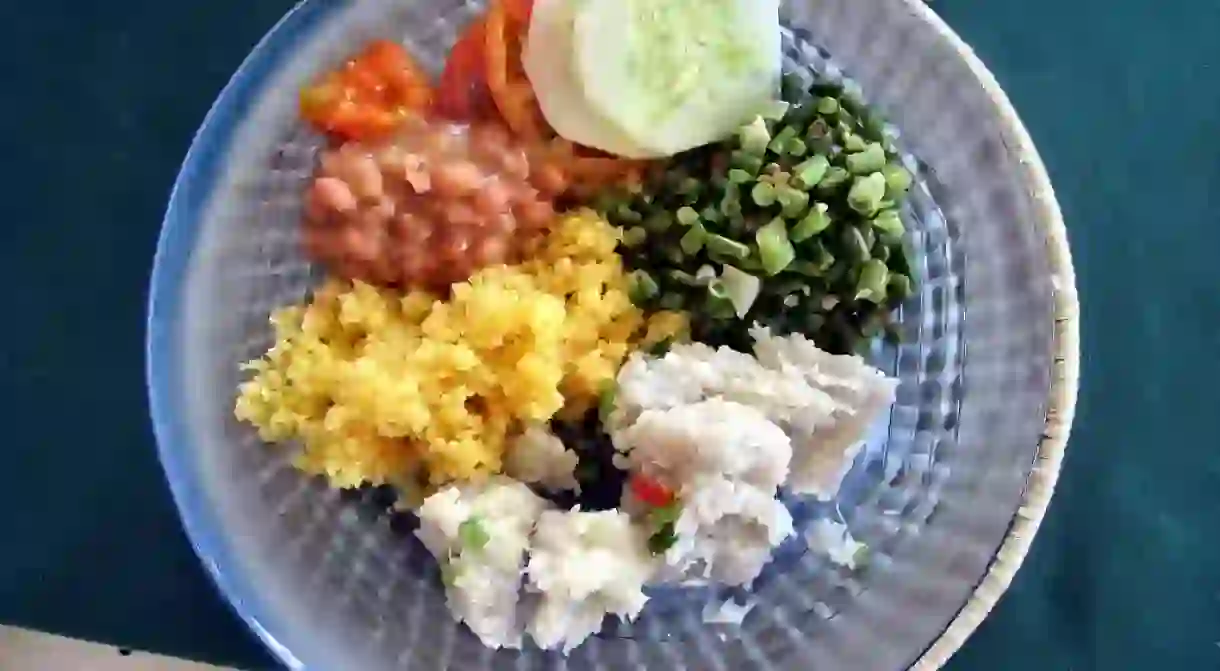 A tasty vegetarian meal