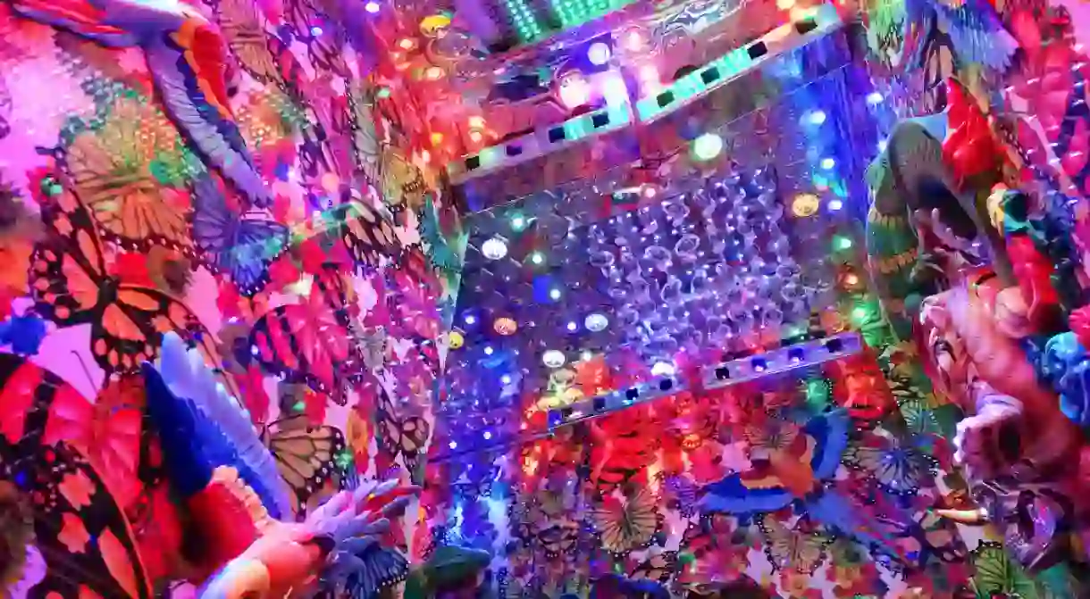 Inside the Shinjuku Robot Restaurant