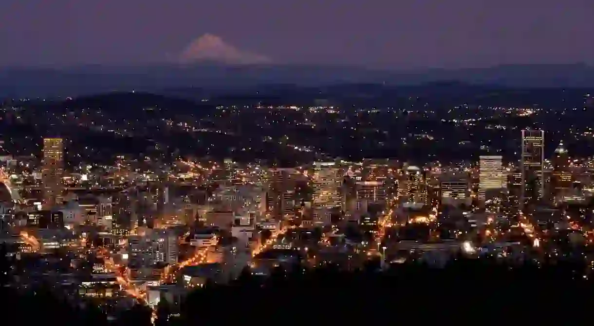 Portland at dusk