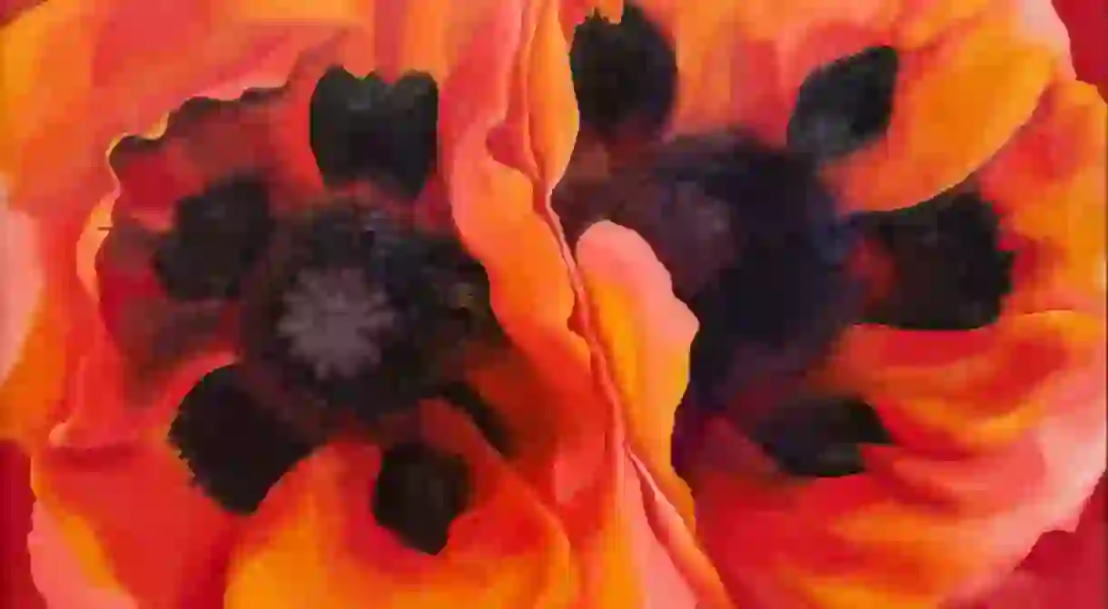 Georgia OKeeffe, Oriental Poppies, 1927, Weisman