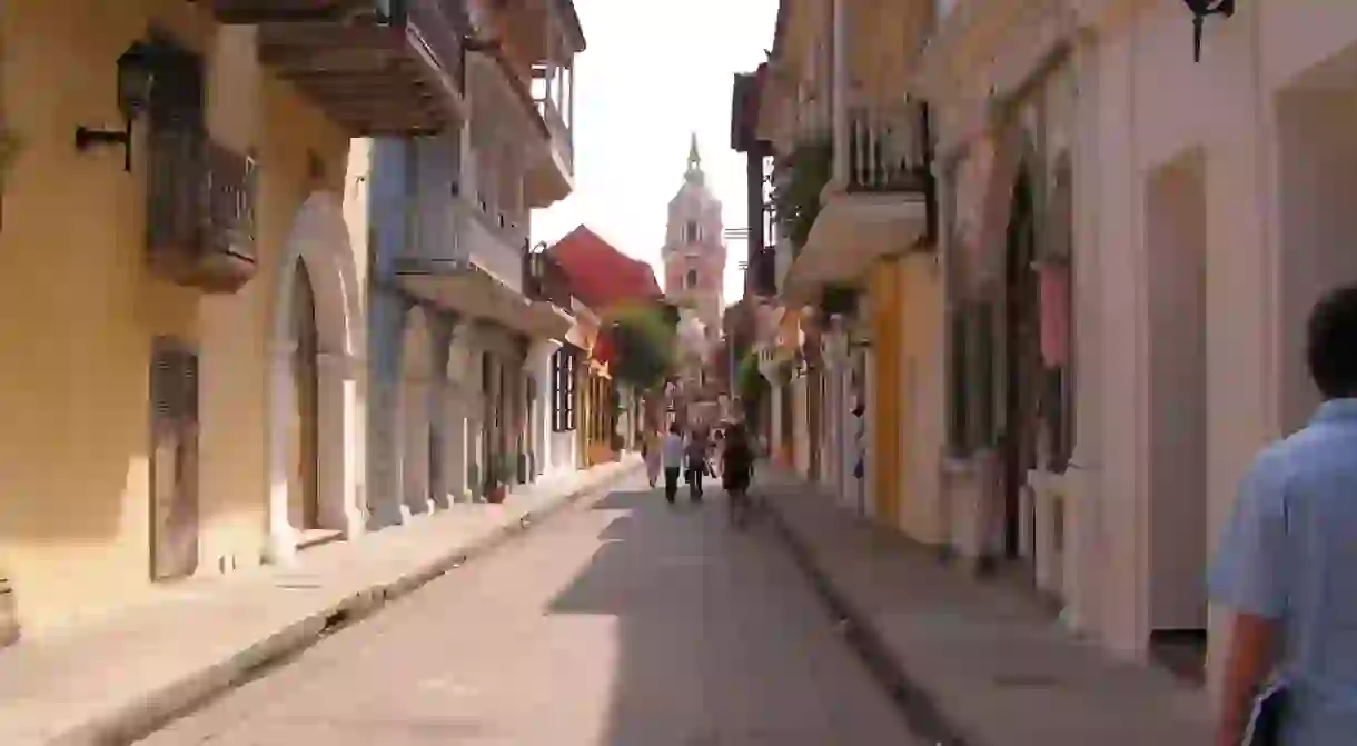 Colonial streets of Cartagena