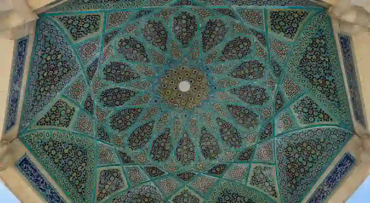 Ceiling of Hafezs tomb