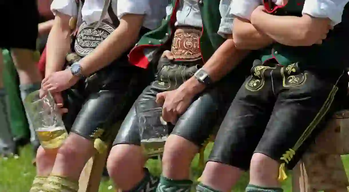 Lederhosen clad men