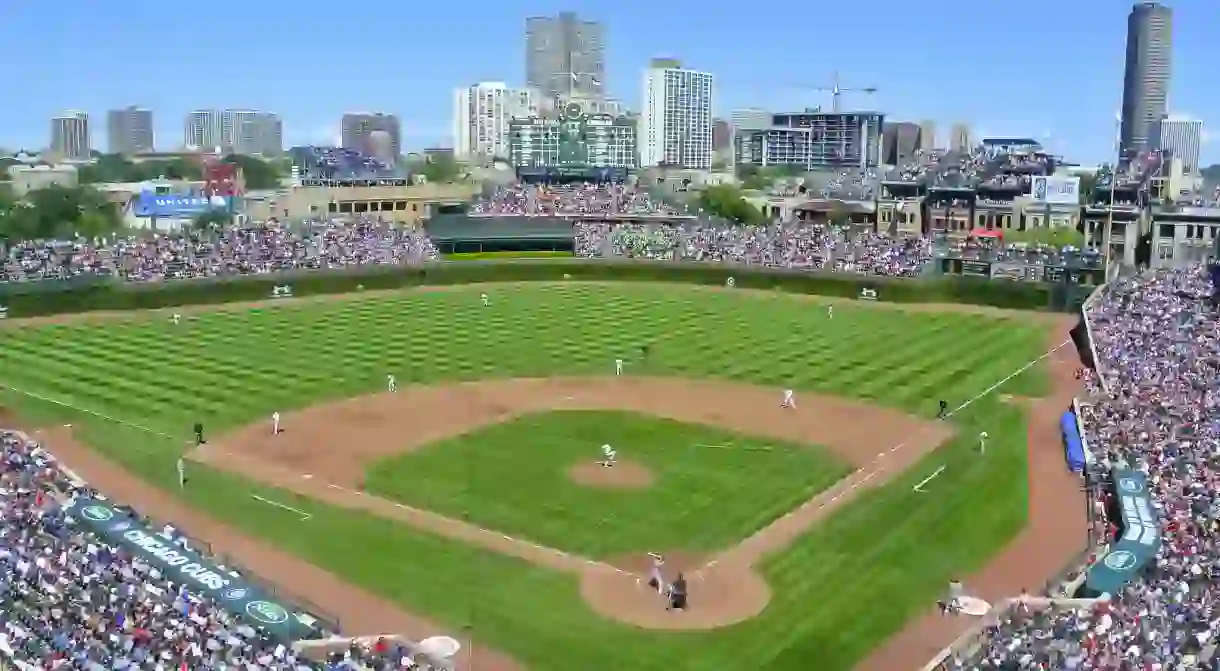 Wrigley Field, built in 1914, is one of the most iconic baseball fields in the country.