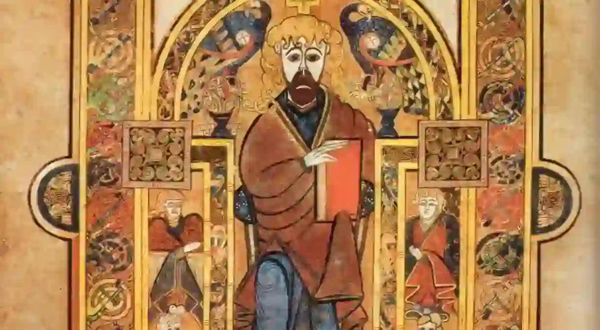 From the Book of Kells, a 9th century New Testament currently kept at the Trinity College Library in Dublin