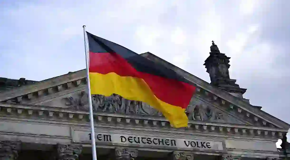 Flying the German flag high