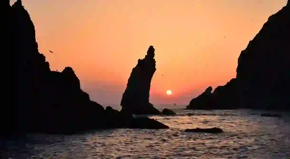 Off the coast of Ulleungdo Island