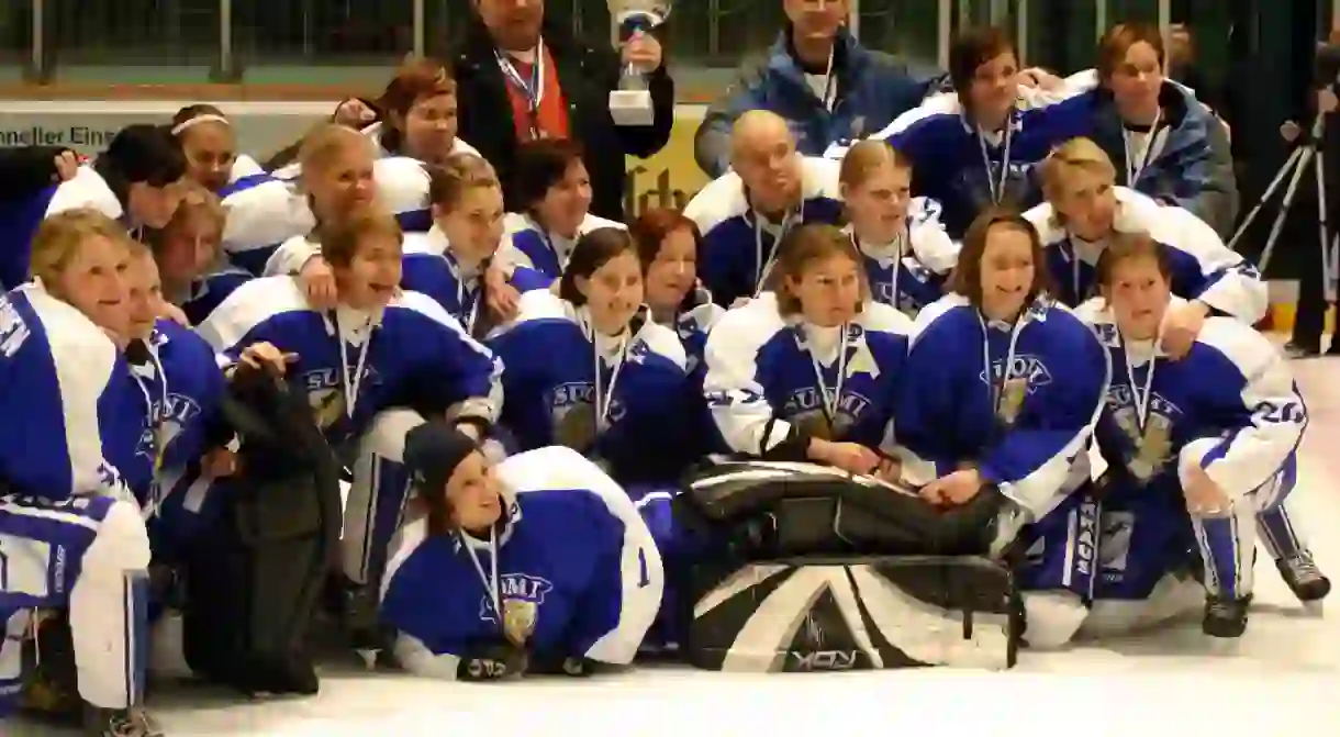 The Finland National Womens Ice Hockey Team/ Wikicommons