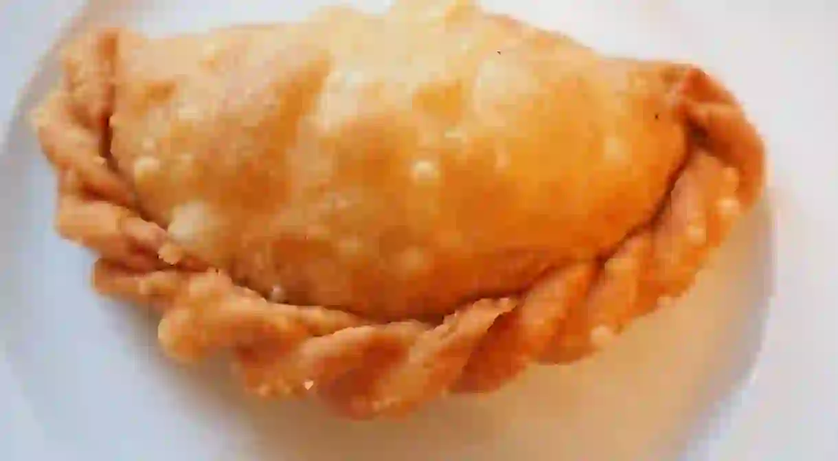 A fried empanada