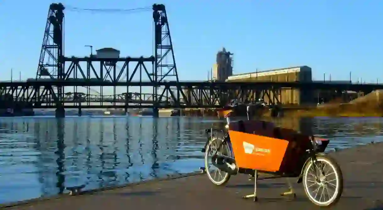 In the Netherlands, large, child carrying bicycles called Bakfiets are exceptionally common