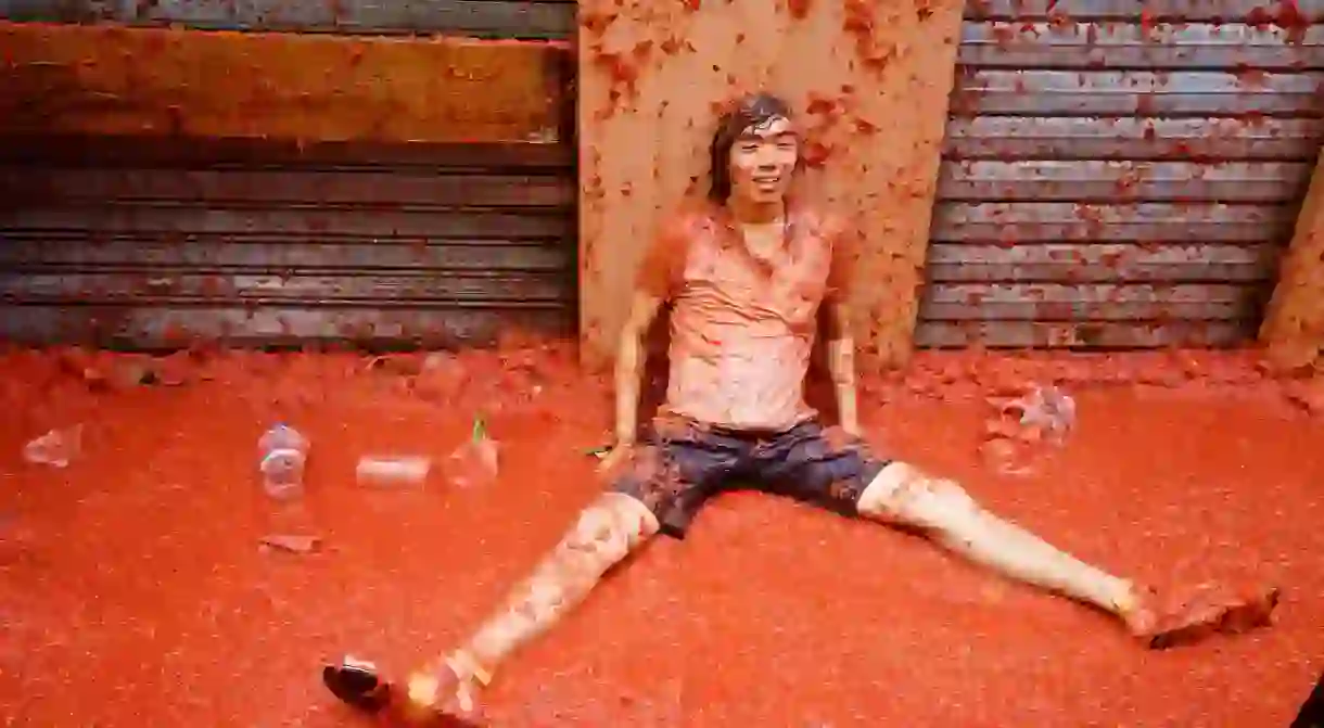 Tomatina de Bunol, Valencia, Spain.