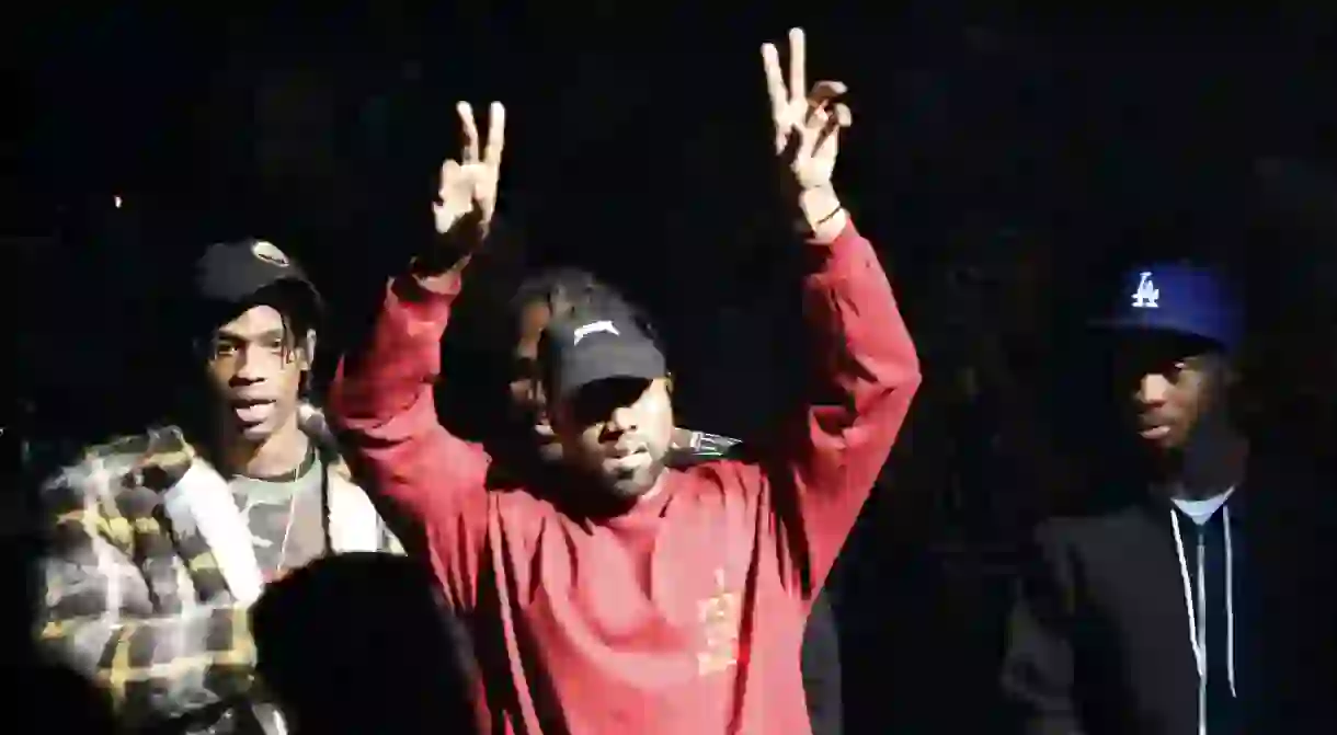 Kanye West at The Life of Pablo release