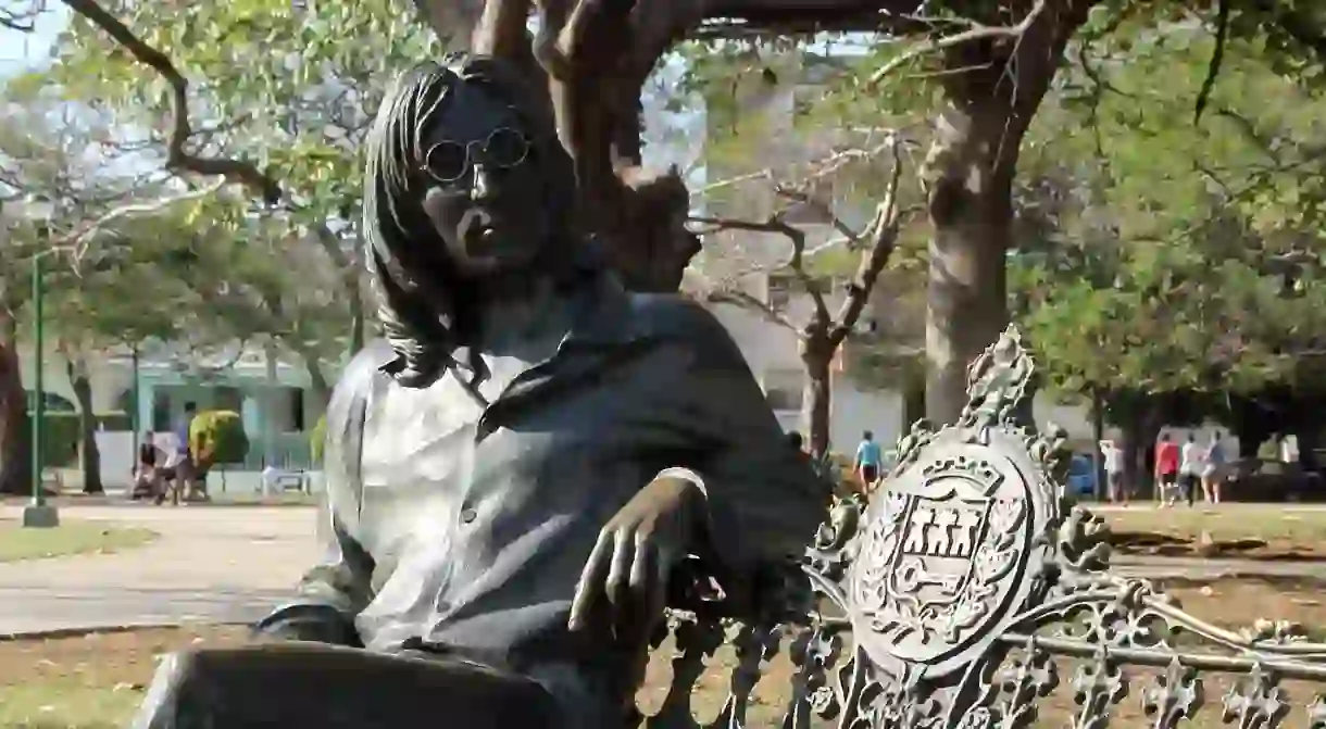 John Lennon statue, Vedado, Havana