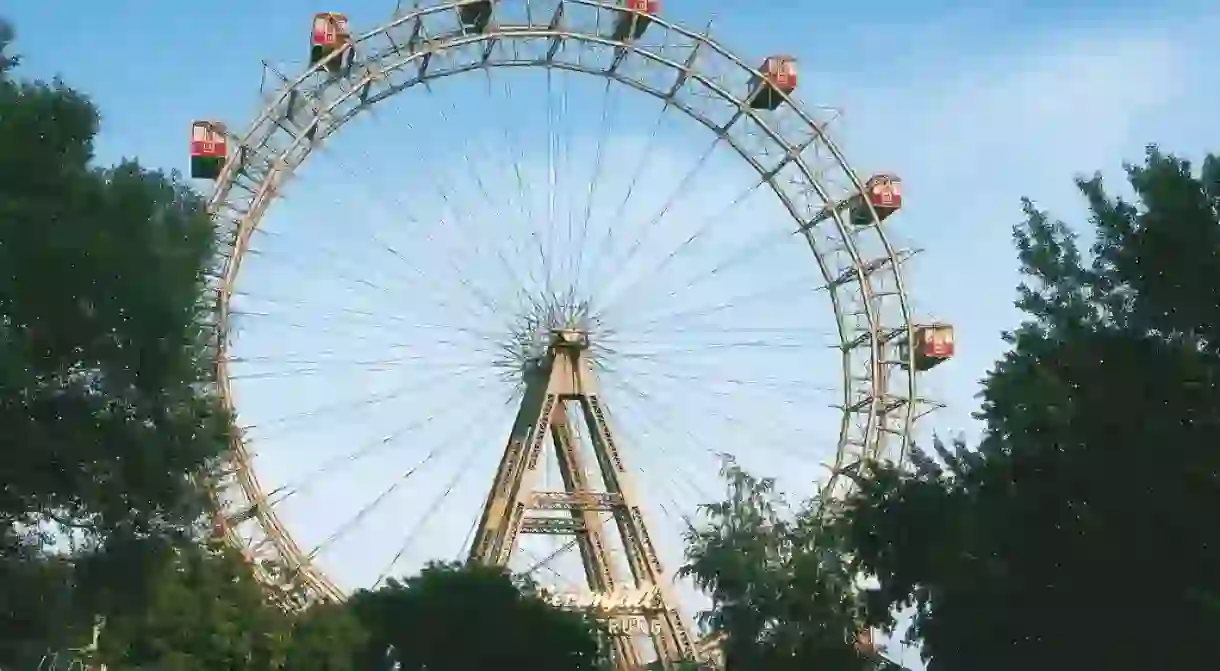 Giant Ferris Wheel in Prater Vienna