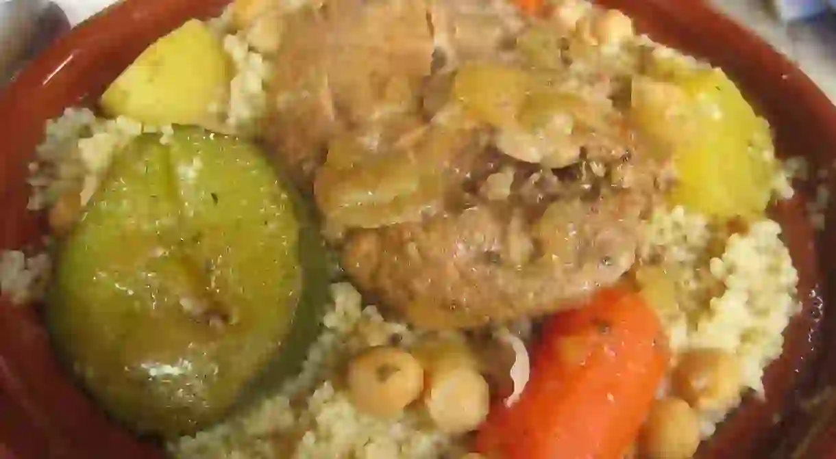 Couscous with meat and vegetables