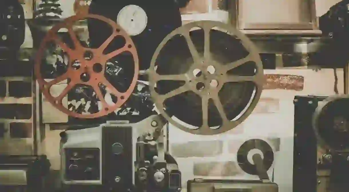 Vintage movie projector