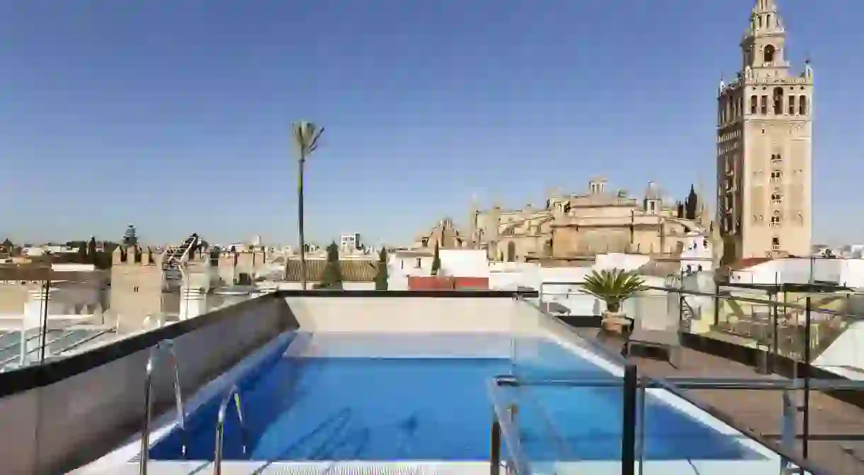 Roof terrace, Hotel Casa 1800