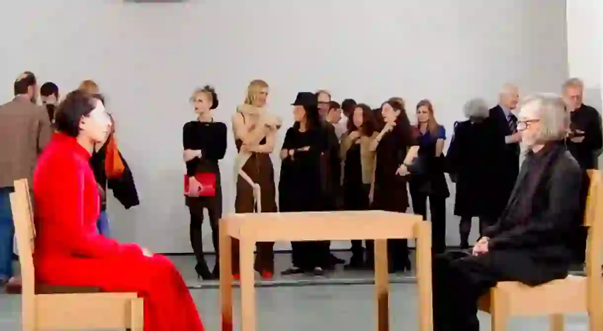 Marina Abramović: The Artist Is Present, at the Museum of Modern Art