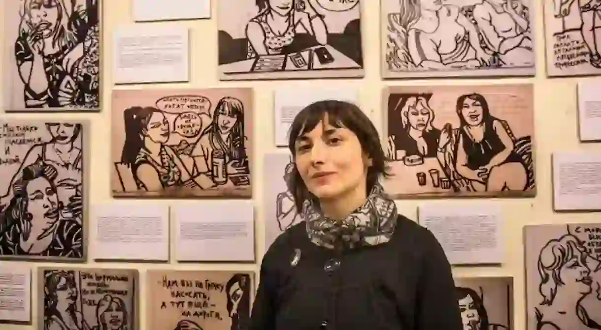 Victoria Lomasko at Fantagraphics in Seattle