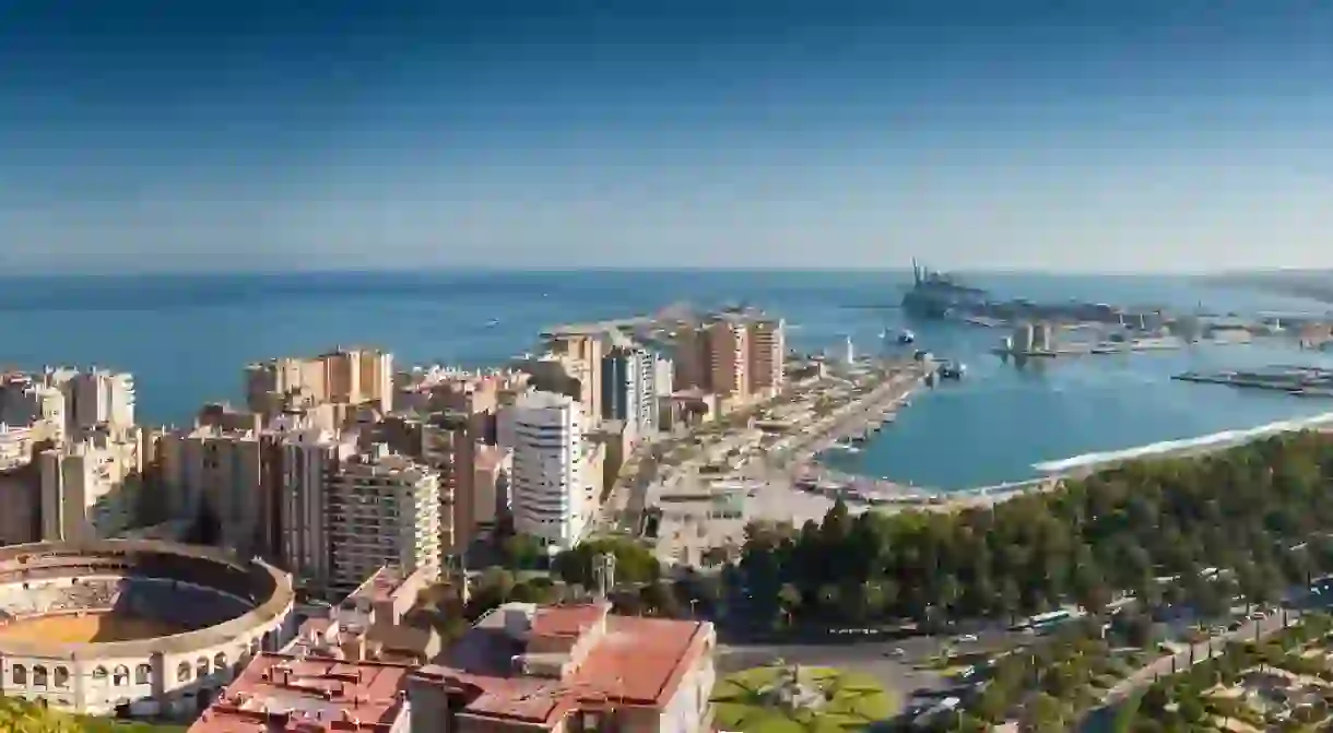 Málaga port