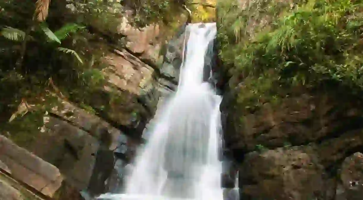 La Mina Falls in Puerto Rico